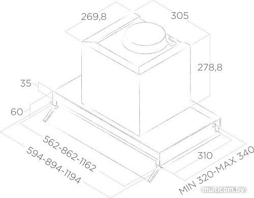 Кухонная вытяжка Elica Box In Plus IXGL/A/120 PRF0097797A