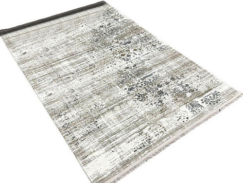 Ковер для жилой комнаты Radjab Carpet Валенсия Прямоугольник 10570RK 0.8x1.5 (cream/vizon)