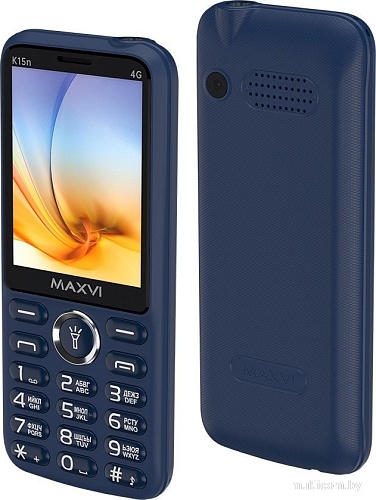 Телефон Maxvi K15n 4G (синий)