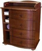 Детский комод Красная звезда С421 тип 32 (шоколад)