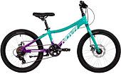 Детский велосипед Novatrack Katrina 6.D 20AHD.KATRINA.VGN5 (бирюзовый)
