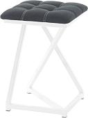 Табурет AMC Comfort 9.6.1 (ткань, черный/белый)