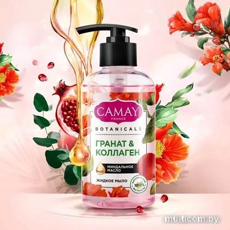Косметика по уходу за телом Camay Мыло жидкое Botanicals Цветы граната 280 мл