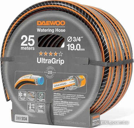 Шланг Daewoo Power UltraGrip DWH 5134 (3/4'', 25 м)