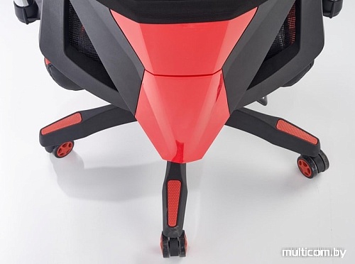 Кресло Halmar Domen (черный/красный)