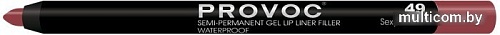 Карандаш для губ Provoc Gel Lip Liner 49 Sexy scarlet