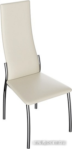 Стул Трия Кредо (хром/кожзам бежевый ваниль 890)