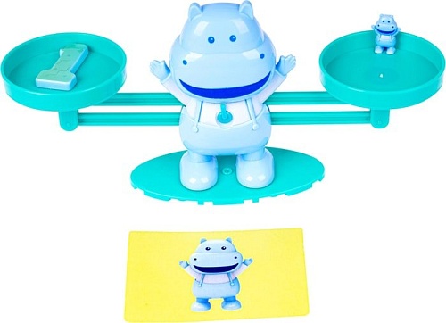 Развивающая игра Bondibon Считай и проверяй. Бегемот ВВ5191