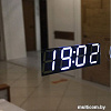 Пекам Зеркало LED Ring1-90x90dcl (сенсор на взмах руки/часы)