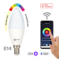 Светодиодная лампочка EKF Connect 5W WIFI RGBW E14