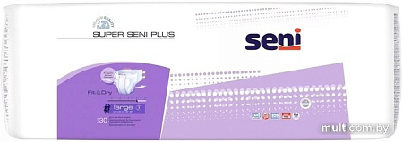 Подгузники Seni Super Plus L (30 шт)