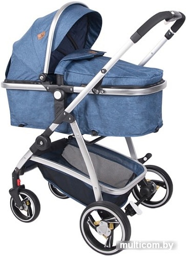 Универсальная коляска Lorelli Sola (2 в 1, синий)