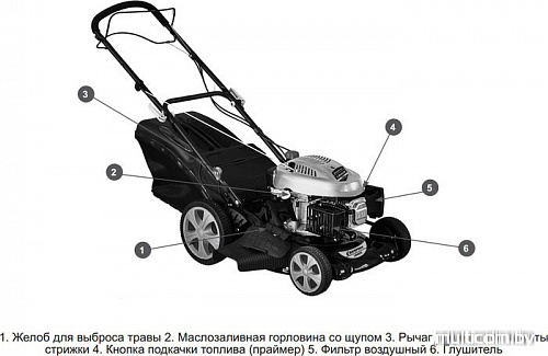 Колёсная газонокосилка Champion LM4630