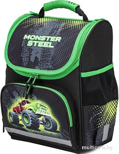 Школьный рюкзак Пифагор Basic. Monster steel 270686