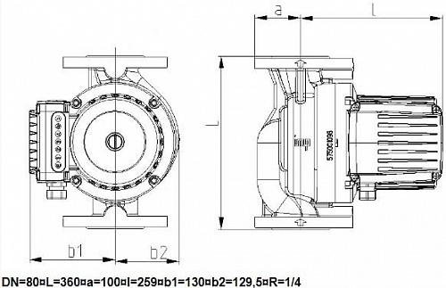 Циркуляционный насос IMP Pumps GHNbasic II 80-190F PN10