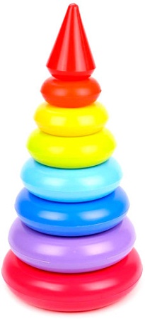 Пирамидка Росигрушка Пирамида Собирайка 9649