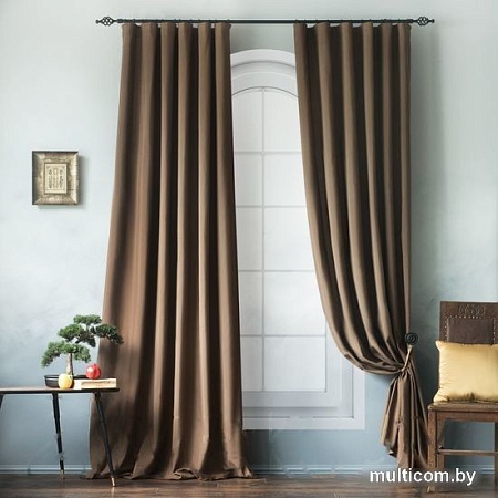 Комплект штор Pasionaria Билли 340x260 с подхватами (коричневый)