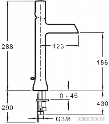 Смеситель Jacob Delafon Toobi E8990-BN