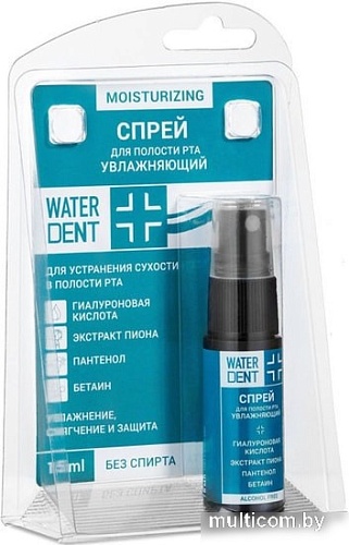 Спрей для полости рта Waterdent Увлажняющий 15 мл