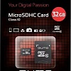 Карта памяти QUMO microSDHC QM32GMICSDHC10U3 32GB (с адаптером)