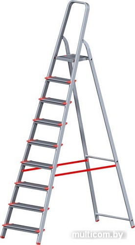 Лестница-стремянка Новая высота NV 511 алюминиевая индустриальная 10 ступеней (5110110)