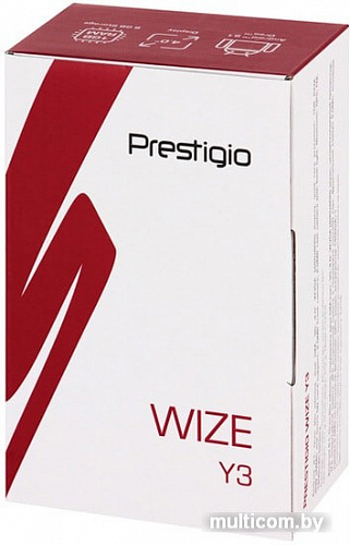 Смартфон Prestigio Wize Y3 (черный)