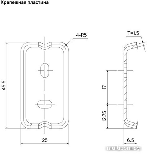 Крючок для ванны IDDIS Slide SLISC10i41