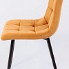 Стул AksHome Dallas 76330 (велюр, горчичный/черный)