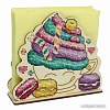 Набор для вышивания Щепка Салфетница. Пирожное