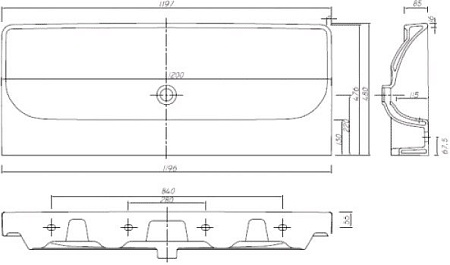 Умывальник Kolo Traffic L91020000
