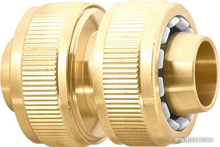 Коннектор Palisad Муфта ремонтная для шланга 3/4 латунная 66541