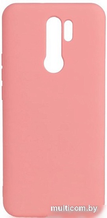 Чехол для телефона Case Cheap Liquid для Redmi 9 (светло-розовый)