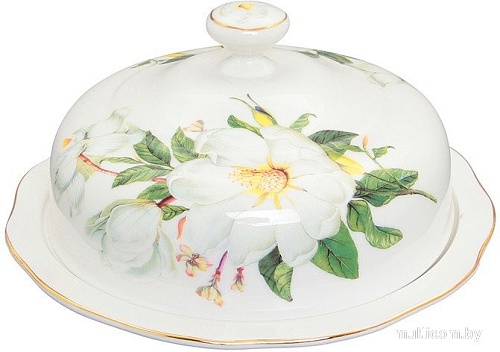 Блюдо Elan Gallery Белый шиповник 740101