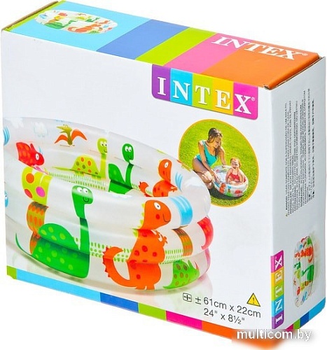 Надувной бассейн Intex Динозаврики 61x22