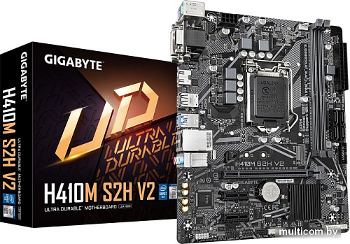 Материнская плата Gigabyte H410M S2H V2 (rev. 2.0)
