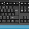 Офисный набор A4Tech Fstyler FG1035 (черный/синий )