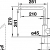 Смеситель Blanco Mila 524213 (хром)