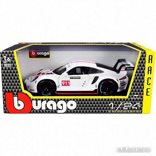 Легковой автомобиль Bburago Porsche 911 RSR GT 18-28013