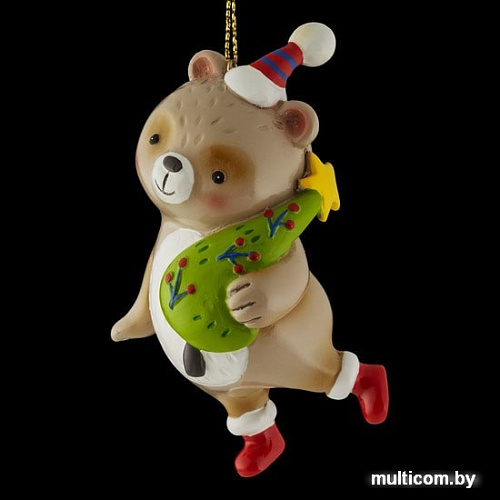 Елочная игрушка Erich Krause Decor Медведь глазурный 47730