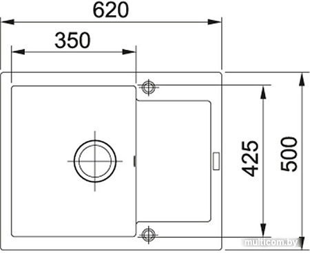 Кухонная мойка Franke MRG 611С (серый камень)