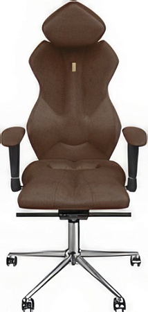 Кресло Kulik System Royal (азур, шоколад с подголовником)