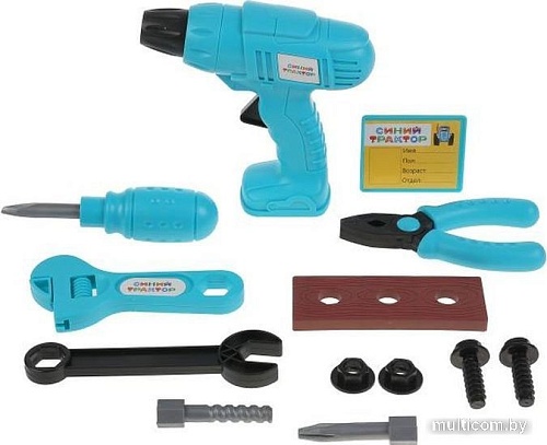 Набор инструментов игрушечных Играем вместе Синий трактор 1703K162-R