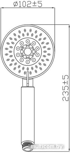 Душевой гарнитур Gross Aqua Moderna GA4051