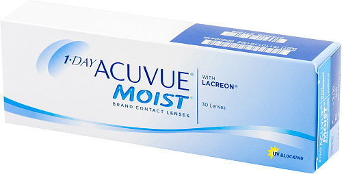 Контактные линзы Acuvue 1-Day Acuvue Moist -3.5 дптр 8.5 мм