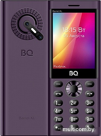 Кнопочный телефон BQ BQ-2832 Barrel XL (фиолетовый)