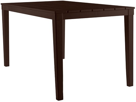 Стол Элластик-Пласт Прованс Прямоугольный 140x80x70 (шоколадный)