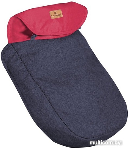 Универсальная коляска Lorelli Aster (2 в 1, темно-синий/красный)