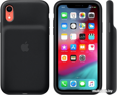 Чехол Apple Smart Battery Case для iPhone XR (черный)