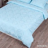 Постельное белье Миланика Аквамарин 175x217 (поплин-жаккард)