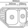 Кухонная мойка Ledeme L99550B